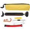 Aramox Cavalletto Di Sollevamento Portatile, Cavalletto Di Sollevamento Portatile Per Moto, Robusto 400 Kg, Cuscinetto Di Peso, Cavalletto Di Sollevamento Per Ruote Ad Altezza