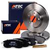ATEC Germany Set freni asse anteriore incl. dischi freno Ø 280 mm ventilati | Compatibile con: NISSAN JUKE, PULSAR Schrägheck