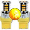 MCK Auto - Sostituzione per T20 7440 LED CanBus Set di lampadine arancioni molto chiare e senza errori compatibili con Golf 6