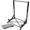 ECD Germany Supporto Hardtop Carrello Porta Hard Top Tettuccio per Auto Convertibile - Acciaio - Nero - 75 x 52 x 93 cm - Supporto Rigido Capote - con Copertura Telo XXL- con 4 Ruote di Bloccaggio