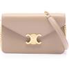 CELINE Margot Triomphe Borsa a tracolla a mano 10L033DPV03SA pelle beige