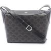 CELINE Borsa a tracolla CELINE HARRY Triomphe 122332GUK38SI tela pelle nera