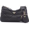 PRADA Borsa a tracolla PRADA Re-Nylon TESSUTO QUILTING 1BC232RDJNF0632 Nero