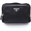 PRADA Borsa a marsupio PRADA TESSUTO 2NA0682DMIF0002 Nylon Saffiano pelle nera usata