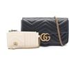 GUCCI GG Marmont Borsa a tracolla piccola con catena a tracolla 751526AACCE10...