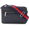 GUCCI Borsa a tracolla Gucci GG Supreme 822072FADJA1042 tela pelle nera