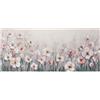 BUBOLA&NAIBO Dipinto su tela Campo fiori, rosa 65 x 150 cm