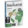 NAVIGATOR Office Paper Solutions Carta per copia Navigator universale c02 a4 80 gr bianco | Confezione da 500 fogli | 5 pezzi