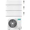 Hisense Climatizzatore Condizionatore Hisense Energy Pro X Wifi R32 Trial Split Inverter 9000 + 9000 + 9000 BTU con U.E. 4AMW81U4RJC Classe A++/A+