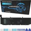 LAQUEENA XG4K6 - Batteria compatibile con Dell XPS 17 9730 9720 9710 9700 Precision 5750 5760 5770 serie PKVPMY 0YY3V KRDHV 92F P92F001 P92F002 P92F003 F8CPP G 0F8CP. G 01RR3 001RR3 97WH