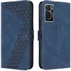OKZone Cover per Realme 9i/OPPO A36/OPPO A76/OPPO A96/K40 4G, Custodia a Libro in Pelle Protettiva Folio Portafoglio con Chiusura Magnetica e Slot per Carte Wallet Case Flip Cover (Blu)