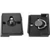 KASINshooting Confezione da 2 teste per treppiede per fotocamera SLR 200PL-14, piastra a sgancio rapido per accessori fotografici Manfrotto (200PL-C)