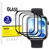 X-Dision [3 Pezzi Pellicola Protettiva Compatibile con Huawei Watch Fit 5,[Resistente ai Graffi][3D Curved Full Cover] Pellicola Protettiva per Huawei Watch Fit 5