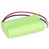 Akkuman.de Akkutechnik vom Fachmann Batteria NI-MH 2,4 Volt 2000 mAh 2 x batterie AA serie, utilizzabile universalmente per modellismo, casa