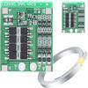 DAOKAI 2Pcs 25A 3S PCB Scheda di Protezione Li-Ion Batteria Al Litio Caricatore Balance 11.1V 12.6V Modulo Lipo Cella con Striscia di Nichel