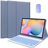 EHLCYS Custodia Con Tastiera Per Xiaomi Redmi 10,6 Pollici Versione 2022 Tablet, Tastiera Bluetooth Wireless Rimovibile Magnetica, Cover Posteriore In TPU Ultrasottile E Leggera Con Mouse,Viola