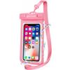 VR VETRINEINRETE Vetrineinrete® Custodia Impermeabile x Smartphone fino a 7 IPX8 Subacqueo (Rosa)