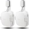 ZahoTse Supporto da parete per sistema WiFi domestico Eero Pro 6E, semplice e robusto supporto da parete per sistema Wi-Fi 6 Eero Pro 6E tri-Band Mesh, senza cavi disordinati (bianco, confezione da 2