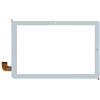 Audiosystem TOUCH SCREEN VETRO per Tablet MEDIACOM SMARTPAD IYO 10 PIE PLUS M-SP1CY 10.1 Bianco + Biadesivo Ricambio Digitizer (Display Non Incluso)