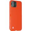 caseroxx TPU-Custodia per Doro Aurora A30/A31, rosso | Custodia TPU flessibile, aderente e maneggevole, protegge da urti, graffi e polvere, in TPU