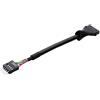 FUXIU Adattatore di intestazione Scheda madre Usb2.0 9 pin scheda madre Usb3.0 20 pin Usb2.0 Cavo di prolunga 10 cm