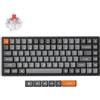 Keychron K2 MAX Tastiera meccanica wireless, 2,4 GHz/Bluetooth/USB-C, RGB, QMK/VIA, Telaio in Alluminio, Macro programmabili, PBT Keycaps, Per Mac Windows, Super Red Switch