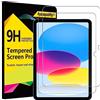 4youquality [Confezione da 2 pellicole proteggi schermo per iPad (A16) 11a / 10a generazione (2025/2022) (iPad 11 e 10), pellicola in vetro temperato, antigraffio, resistente agli urti
