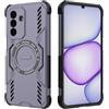 HULLIN Cover Telefono Design per Samsung Galaxy A27 5G (6.7 Inches), Custodia Antiurto Armatura con Anello Magnetico - Viola