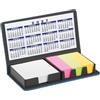 Calendario da tavolo con calendario e post-it personalizzabile Cube Solid personalizzate o neutre