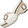 FQLGJMY Sandali Con Zeppa Donna Fibbia Rivetto Confucius Suola In Sughero Espadrillas Piattaforma Aperte Ciabatte Casual Stilosi Punk Bohémian Scarpe Estive Mule Per Spiaggia Viaggio Festa Appuntamenti