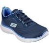 Skechers Flex Appeal 5.0 New PathSneaker Donna, Bordo Blu a Rete Blu Navy, 7 UK Wide