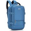 WITTCHEN Urban | zaino da cabina | zaino per laptop | zaino da viaggio 2-in-1 | tasca posteriore con protezione RFID | compatibile con Wizz Air, LOT, Ryanair | 40 × 25 × 20 cm | colore: blu