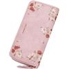 Pomelo Best Portafoglio in Pelle Donna con Stampato Magnolia RFID | Tasche per Biglietti, Scomparto per Cellulare, Chiusura Zip e Cinturino da Polso. Regalo Perfetto per Donne e Ragazze.