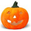 matches21 HOME & HOBBY Decorazione a forma di zucca per Halloween, set da 14 x 13 cm, motivo Halloween illuminato per esterni