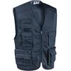 SOTTOZERO Gilet da Lavoro Uomo Multitasche Smanicato Cotone Poliestere MAGAZZINIERE GITA (M, Blu)