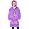 Disney Felpa Coperta per Bambini - Felpa Oversize in Pile con Cappuccio Stitch Bambina Ragazze Gadget Regalo Ufficiale (Viola Wish)