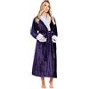 CityComfort Vestaglia Donna Invernale in Morbido Pile