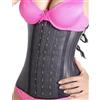 LadySlim by NuvoFit Latex Waist Trainer Moderna Corpetto in Vita con Chiusura a Gancio e Occhiello Donna