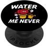 Funny Gardening Succulent Lover Apparel Funny Succulent Plant Killer Water Me Never Gardening PopSockets PopGrip Adesivo