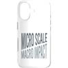 Whyitsme Design Custodia per iPhone 17 Microbiologia Micro scala, impatto macro