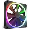 NZXT Ventola F140 RF-R14SF-B1 - Personalizzazione Avanzata dell'Illuminazione RGB - Raffreddamento Silenzioso - Singolo - Ventola da 140 mm (Controller Necessario, Non Incluso)