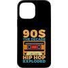 90s Hip Hop Gifts Custodia per iPhone 13 Pro Max Anni '90 Il decennio Hip Hop esploso Anni '90 Hip Hop