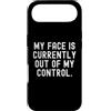 Silly Mood Funny Saying Custodia per iPhone Air la mia faccia è attualmente fuori dal mio controllo Umorismo Relatable
