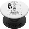 Grandio Design Geeky Computer & IT Novel Computer Nerd PC Builder Funny Sono una grande ventola di raffreddamento PopSockets PopGrip Adesivo