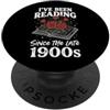 Lettura Topo Di Biblioteca Lettore Libro I've Been Reading Since The Late 1900s Bibliofilo Biblioteca PopSockets PopGrip Adesivo