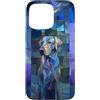 Labrador - Dog Lover Gifts Custodia per iPhone 15 Pro Max Labrador Dog Lover Lab Mom Mosaico Blu