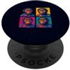 Tool User Anthropology Gift for Men Wome Homo Habilis Pop Art Evoluzione umana precoce Handy Man PopSockets PopGrip Adesivo