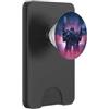 Grandio Design Sci-Fi Cyberpunk Fantasy Fantascienza Cyberpunk Soldier Patrol Gamer PopSockets PopWallet per MagSafe