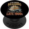 Lettura Topo Di Biblioteca Lettore Libro I've Been Reading Since The Late 1900s Bibliofilo Biblioteca PopSockets PopGrip Adesivo