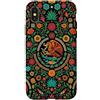 Folk Art Gifts Custodia per iPhone X/XS Bandiera messicana modello azteco Messico Pride floreale